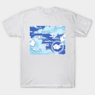 Blue Sky Dream with Blue Clouds | Blueness of Sky T-Shirt